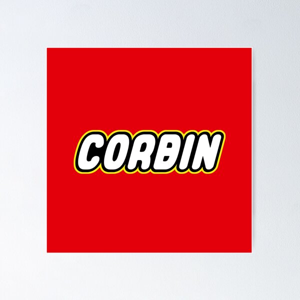Item preview, LEtsGO Corbin personalize gift for mini builders and bricks fans designed and sold by Urosek.