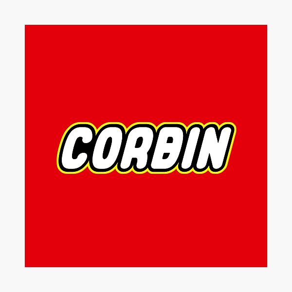 Item preview, LEtsGO Corbin personalize gift for mini builders and bricks fans designed and sold by Urosek.