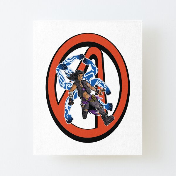 Amara The Siren Vault Symbol Borderlands 3 The Tiger of Partali Canvas Mounted Print