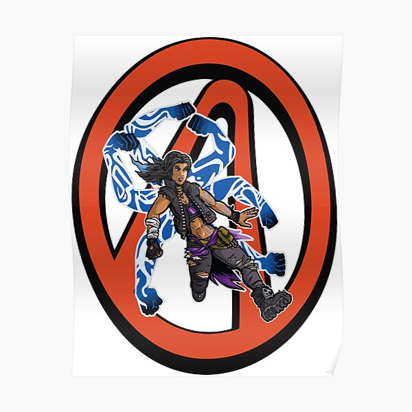 Amara The Siren Vault Symbol Borderlands 3 The Tiger of Partali Poster