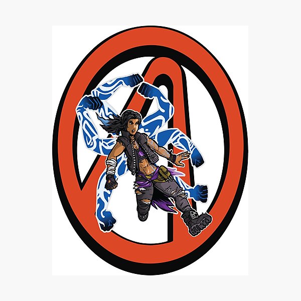 Amara The Siren Vault Symbol Borderlands 3 The Tiger of Partali Photographic Print