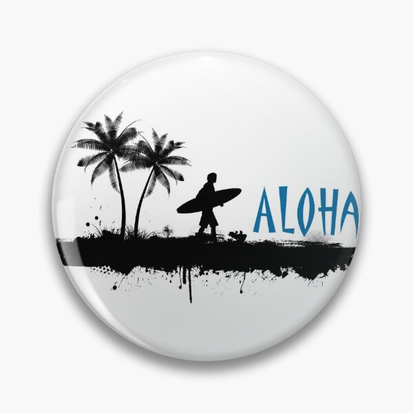 Item preview, Aloha surfing quote  designed and sold by TheDayArts.