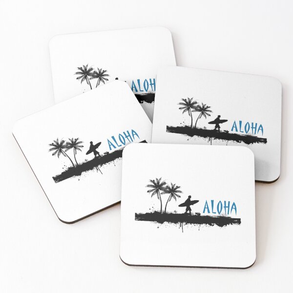 Item preview, Aloha surfing quote  designed and sold by TheDayArts.