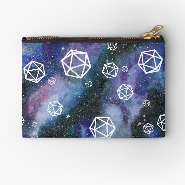 dice in space Zipper Pouch