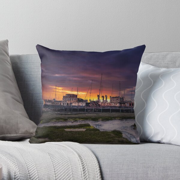 PS Ryde Queen Sunrise Throw Pillow