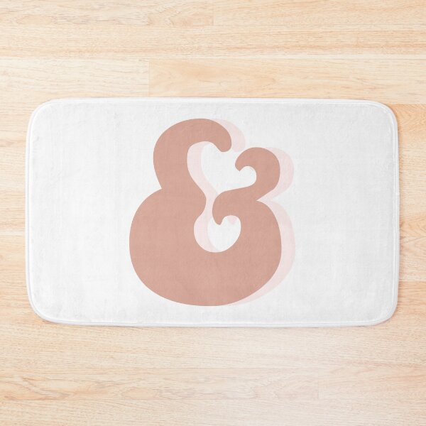 Item preview, Mauve DarkPink Light Pink Ampersand And Symbol designed and sold by erinjwatsonart.