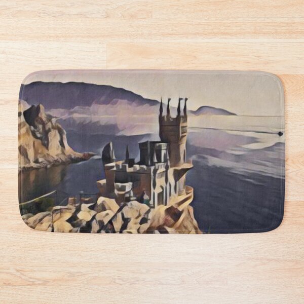 Item preview, Ukraine Swallow's Nest Artistic Illustration Oil Paint Style designed and sold by D4li98.