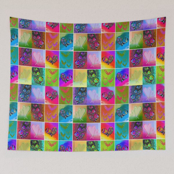 Item preview, Colorful Love Collage - Hearts for Days designed and sold by ckylin.