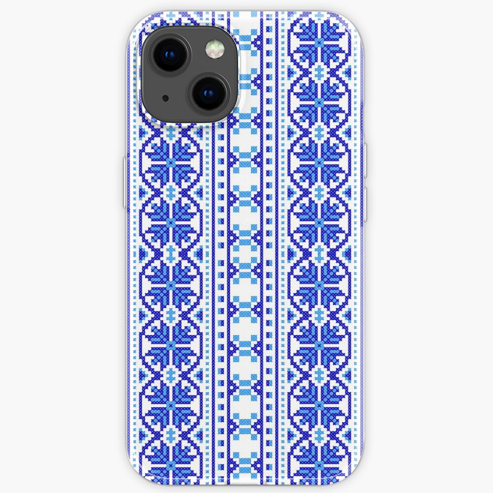 #UkrainianFolkCostumePattern #ukrainianfolk #costumepattern #ukrainian #folk #costume #pattern #decoration #ornate #abstract #textile #creativity #fashion #repetition #vertical #colorimage #retrostyle iPhone Case
