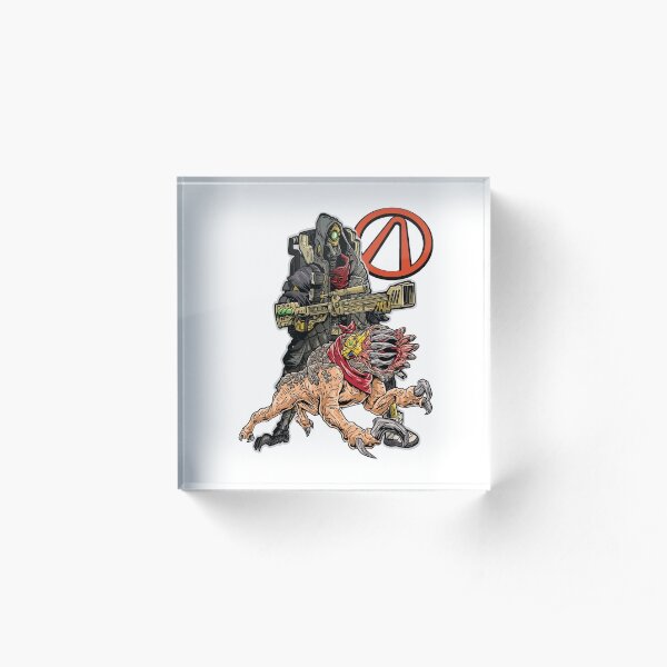 FL4K The Beastmaster With Guard Skag Vault Symbol Borderlands 3 Rakk Attack! Acrylic Block