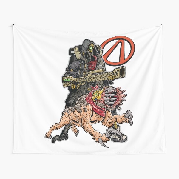 FL4K The Beastmaster With Guard Skag Vault Symbol Borderlands 3 Rakk Attack! Tapestry