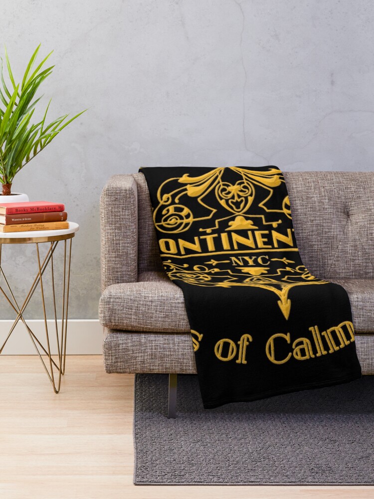 Thumbnail 2 of 6, Throw Blanket, The Continental Hotel designed and sold by Nazonian.