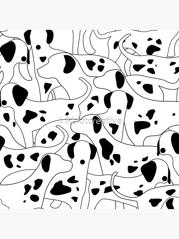 dalmation print cushions