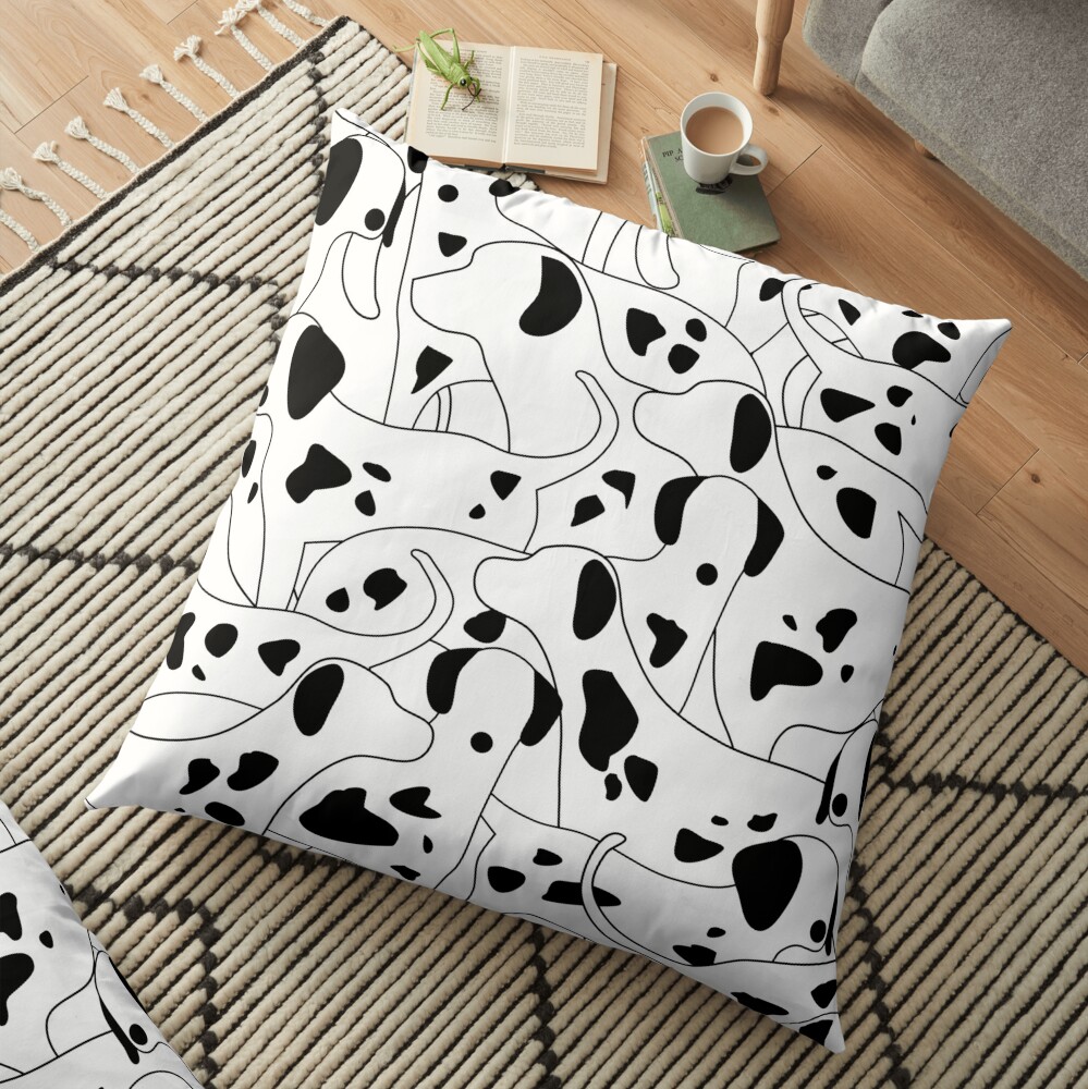 dalmation print cushions