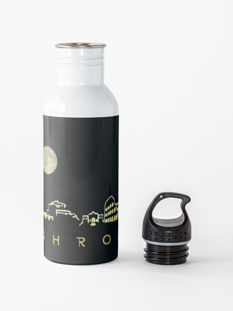 Alternate view of Rome By Night Panorama Roman City Silhouette Water Bottle
