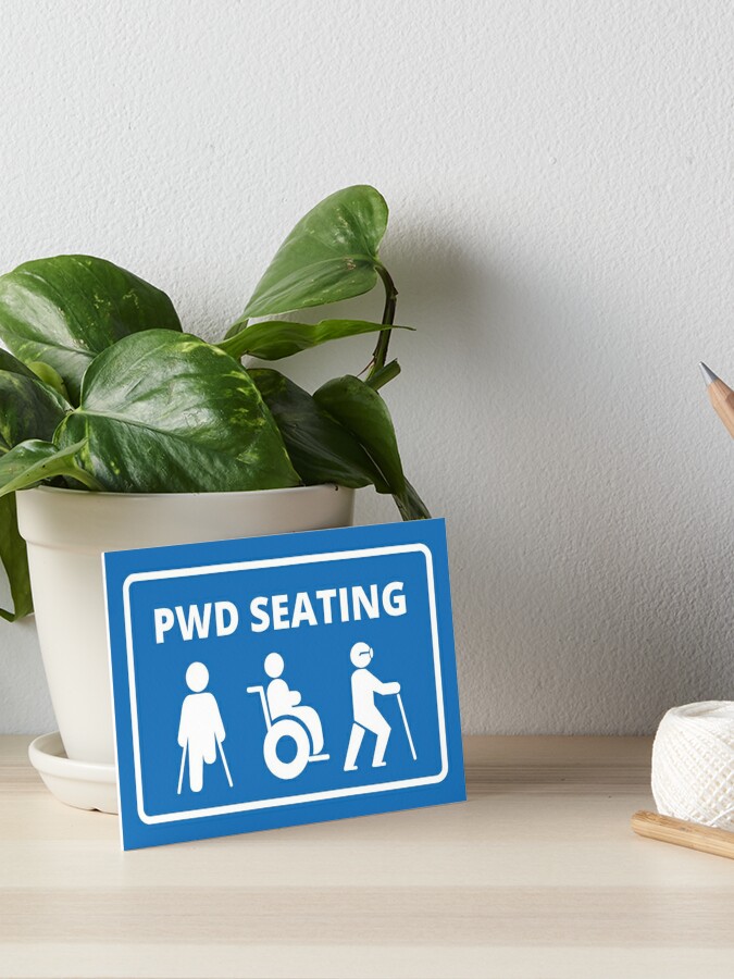 Pwd Seating Art Board Print By Deecay Redbubble