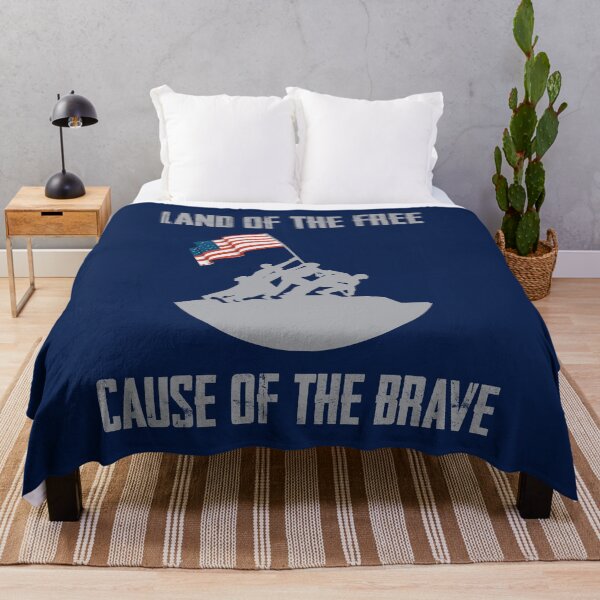Item preview, Land of the Free Cause of the Brave - Fourth of July Design designed and sold by TrendsnHolidays.