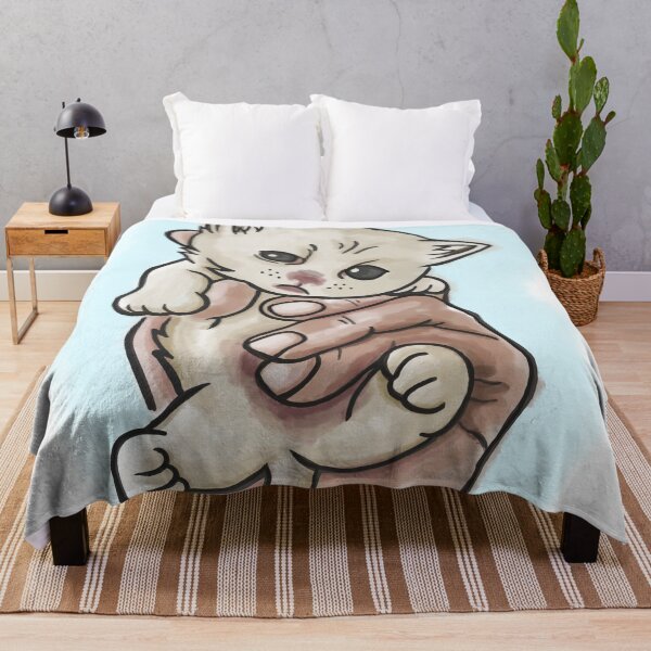 Item preview, Cute Kitty on hand  designed and sold by SPBscreenStudio.