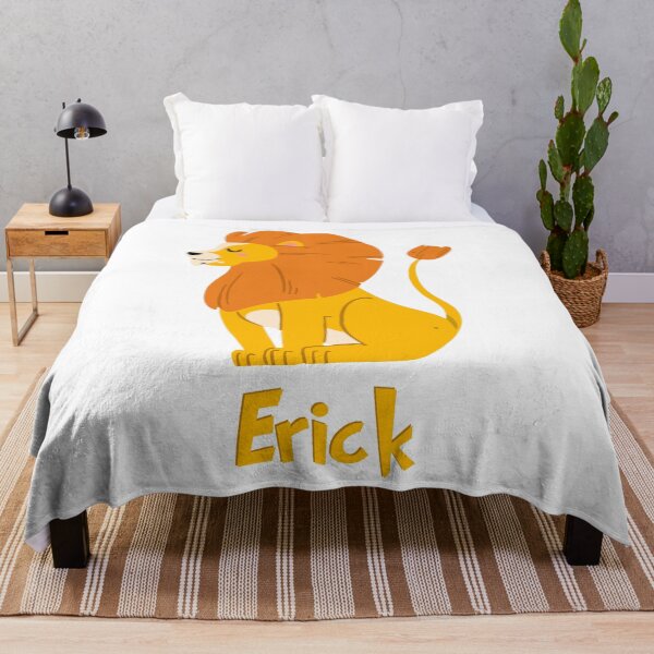 Item preview, Erick Lion Baby Boy Wild Animal Name designed and sold by HelloFromAja.