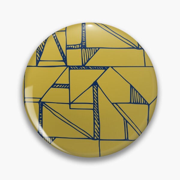 Item preview, Bauhaus Blue and Yellow designed and sold by inkblotcreative.
