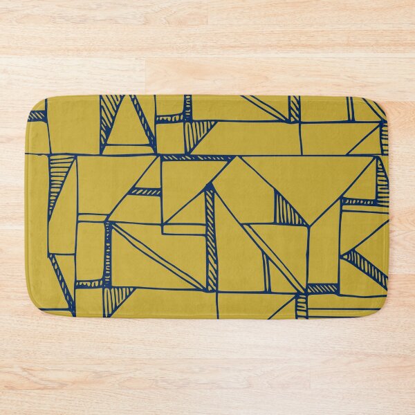 Item preview, Bauhaus Blue and Yellow designed and sold by inkblotcreative.