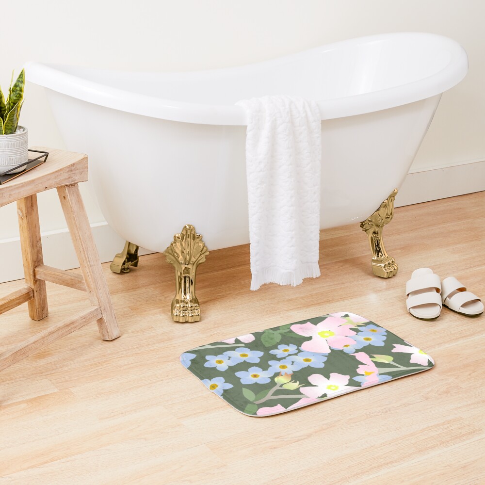 Item preview, Bath Mat designed and sold by inkblotcreative.