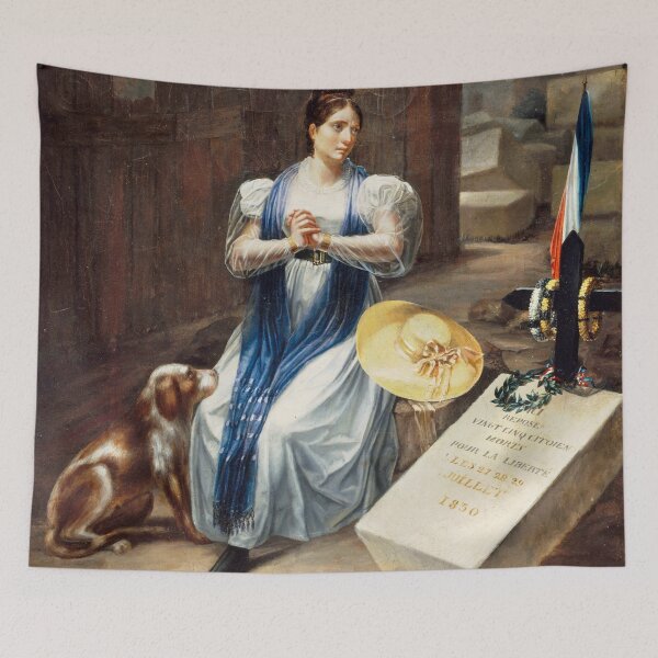 Item preview, La Femme au chien designed and sold by brushandframes.