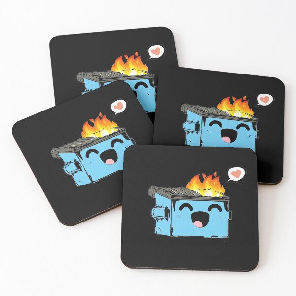 Item preview, Kawaii Cute Dumpster Fire Love designed and sold by aaallsmiles.