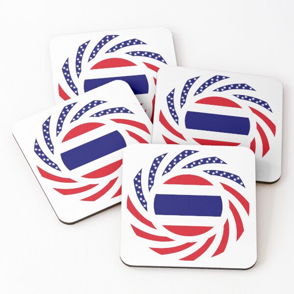 Item preview, Thai American Multinational Patriot Flag Series designed and sold by Carbon-Fibre Media.