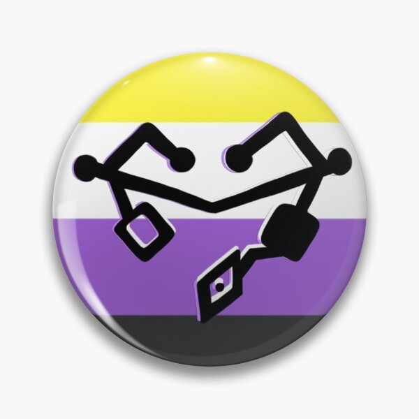 Item preview, She-ra Heart Logo Nonbinary Flag designed and sold by valenpedro.