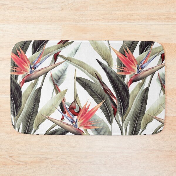 Item preview, Tropical flowers, strelitzia. Pattern designed and sold by Olga Melikhova.