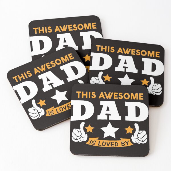 Item preview, This Awesome Dad Is Loved By T-Shirt designed and sold by liamoccia.