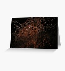 Ice Painted with Light Greeting Card