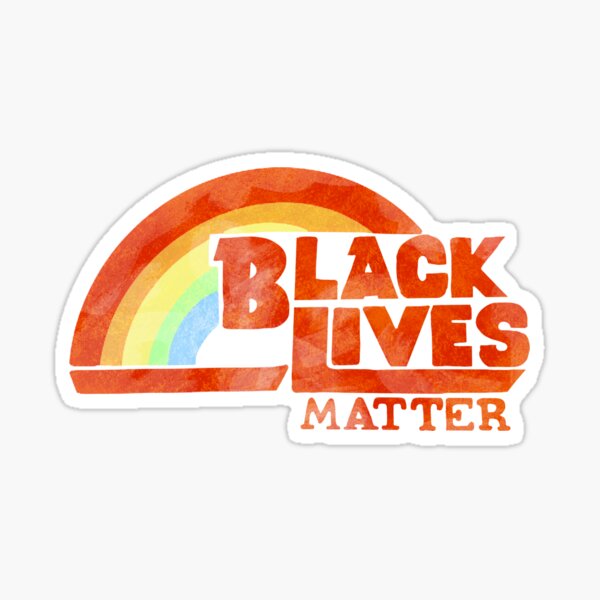 Black lives matter Sticker