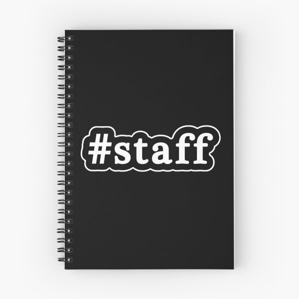 Artikelvorschau, Staff - Hashtag - Black & White entworfen und verkauft von Graphix.