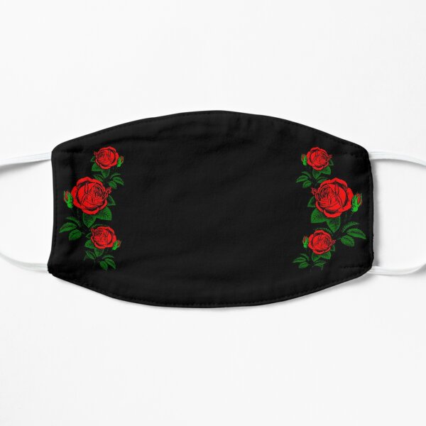 Red Roses Flat Mask