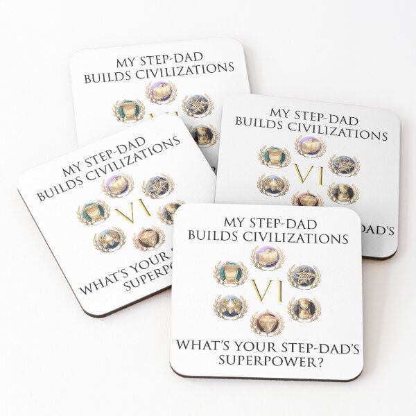 Item preview, MY step-DAD BUILDs CIVILIZATIONS, WHAT IS YOUR set-DAD's SUPERPOWER? designed and sold by Image NDesign.