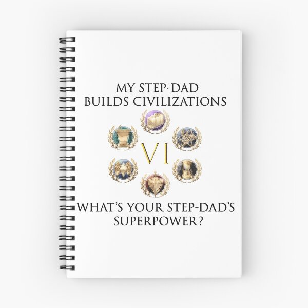 Item preview, MY step-DAD BUILDs CIVILIZATIONS, WHAT IS YOUR set-DAD's SUPERPOWER? designed and sold by Image NDesign.