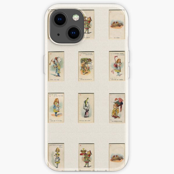 Alice in Wonderland Cigarette Card Collection iPhone Soft Case