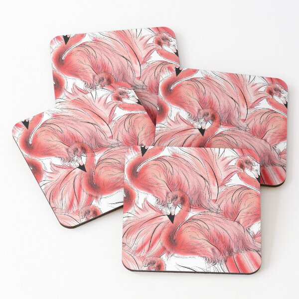 Item preview, Seamless floral pattern with flamingo designed and sold by Olga Melikhova.