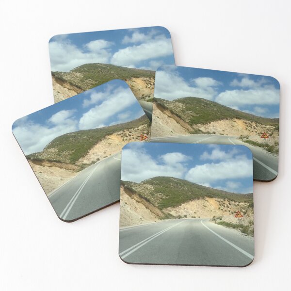 Item preview, Road and cliff edge in Crete designed and sold by selfdevelopment.