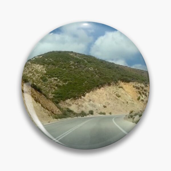 Item preview, Road and cliff edge in Crete designed and sold by selfdevelopment.