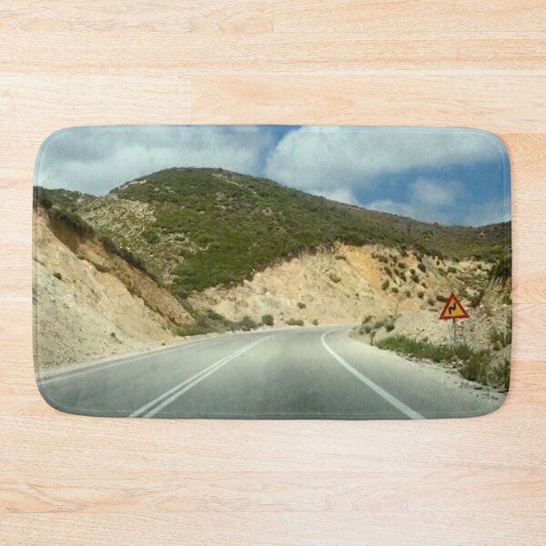 Item preview, Road and cliff edge in Crete designed and sold by selfdevelopment.