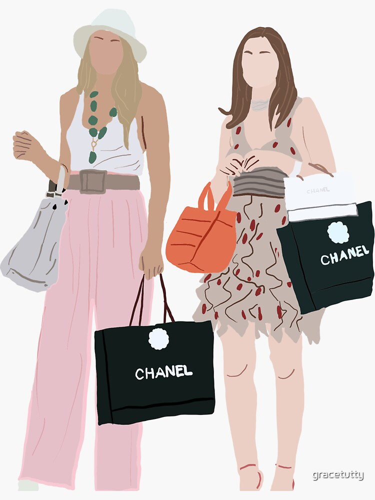 Serena and Blair In Paris gossip girl by gracetutty