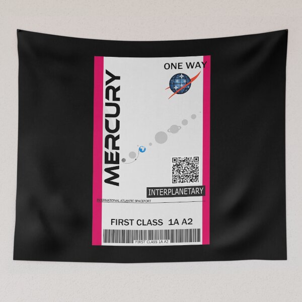 Item preview, Mercury space ticket designed and sold by jc007.