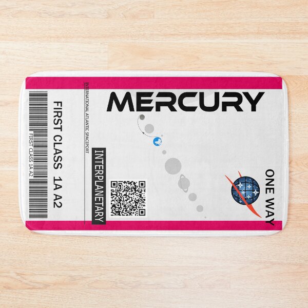 Item preview, Mercury space ticket designed and sold by jc007.