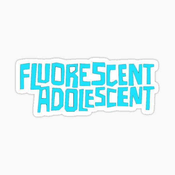 fluoreszierende jugendliche arktische Affen Sticker