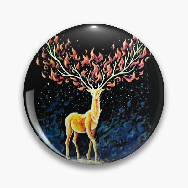 Item preview, Fire Deer Spirit designed and sold by Ashdei.