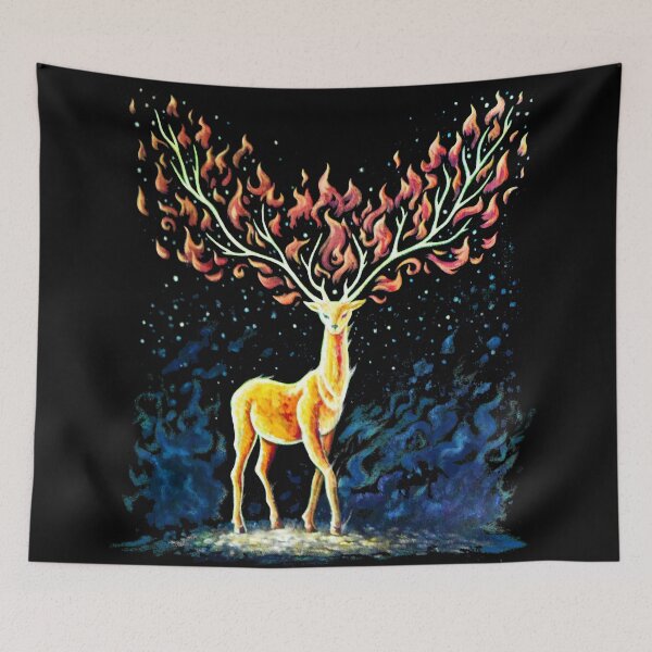 Item preview, Fire Deer Spirit designed and sold by Ashdei.