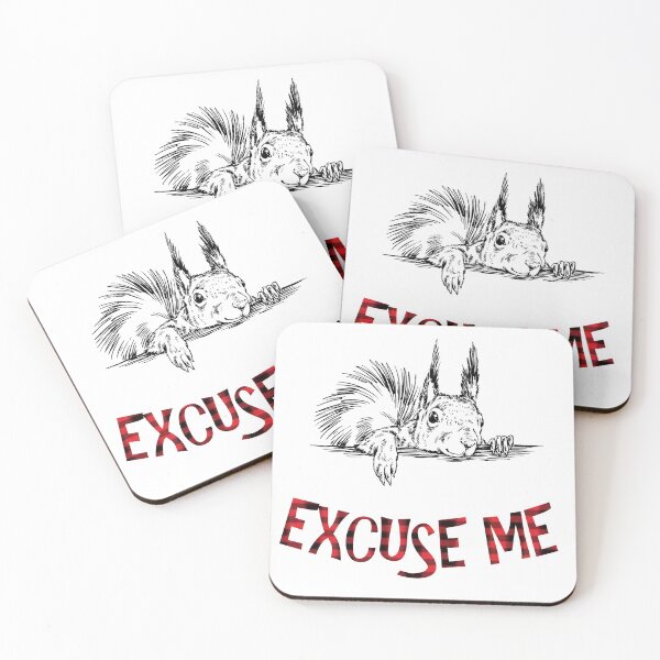 Item preview, Curious Squirrel Excuse Me  designed and sold by Cindy Moore.